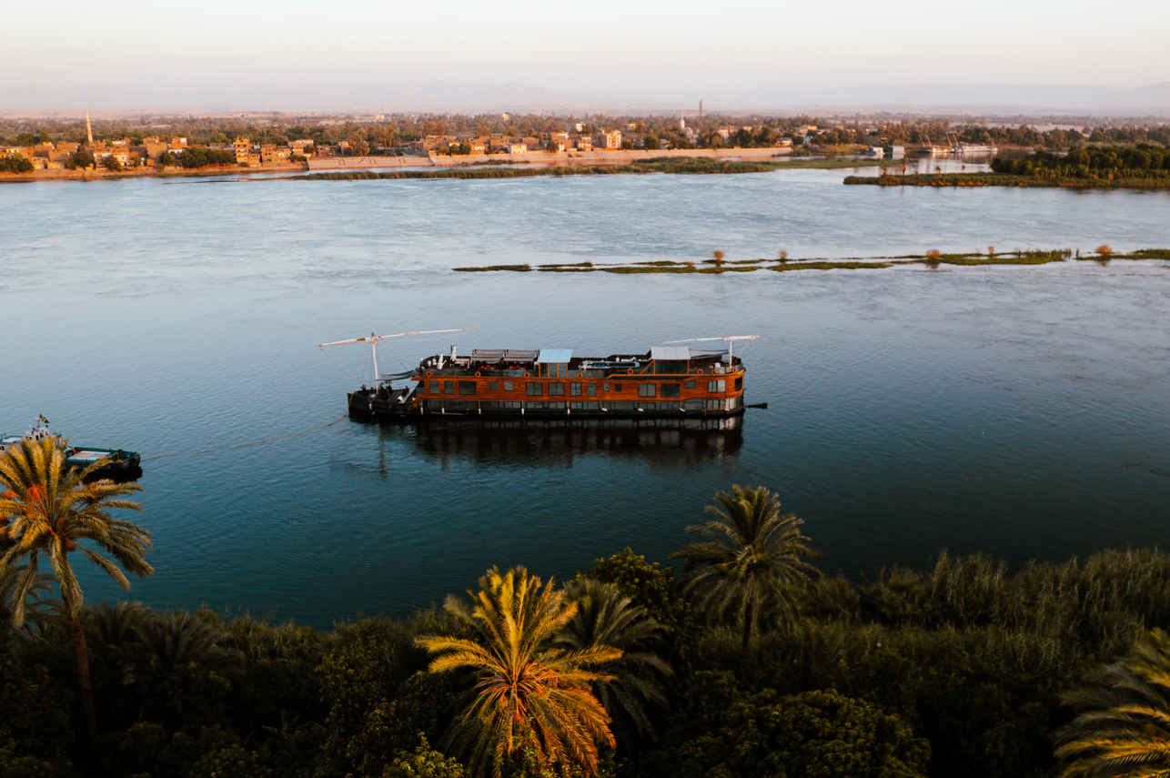 Lotus Moon Dahabiya private charter from Aswan to Luxor